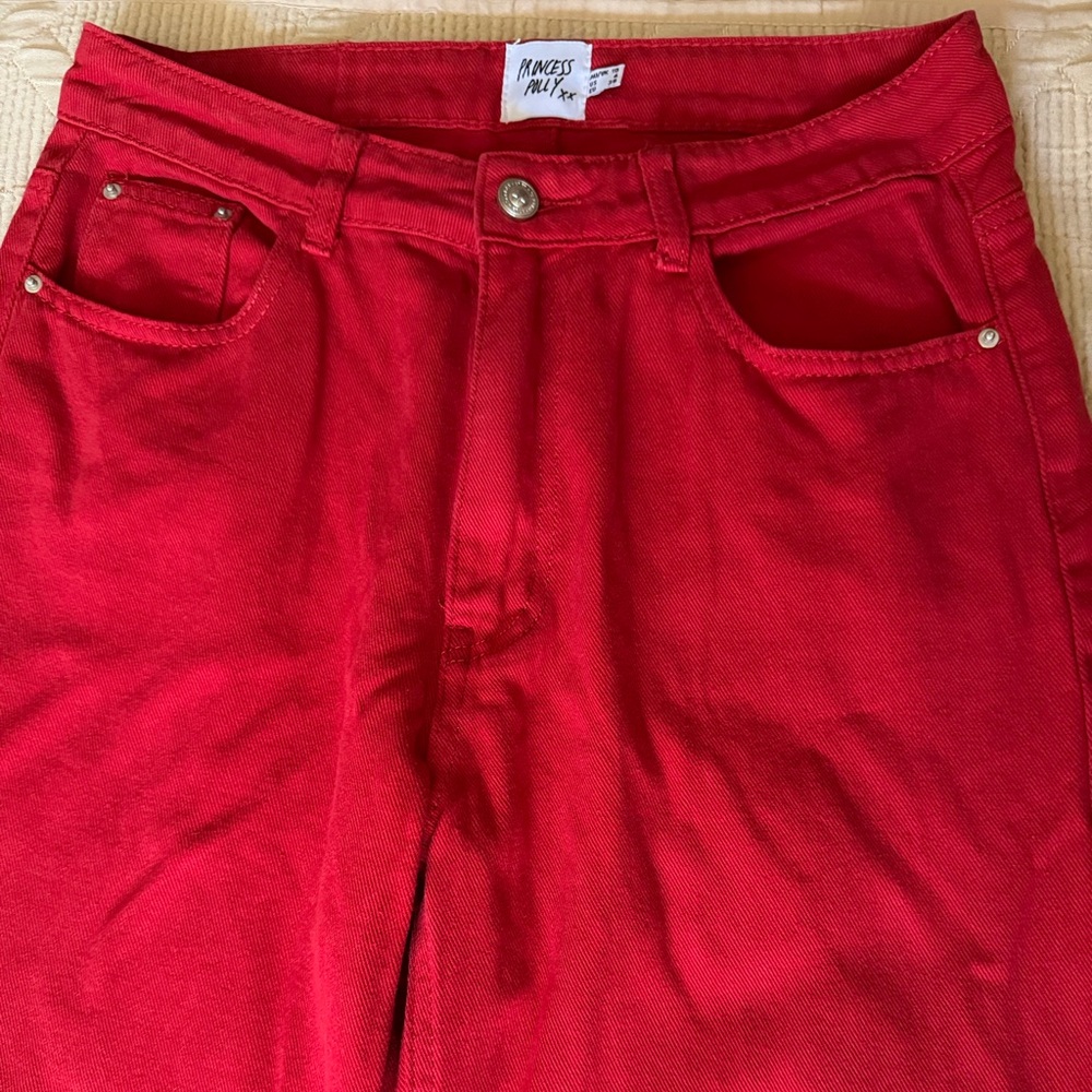 Princess Polly Bold Red Trousers - Picture 13 of 13